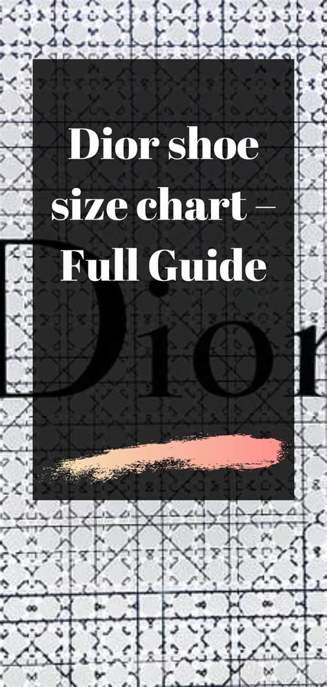 dior femme chaussures|dior shoe size chart.